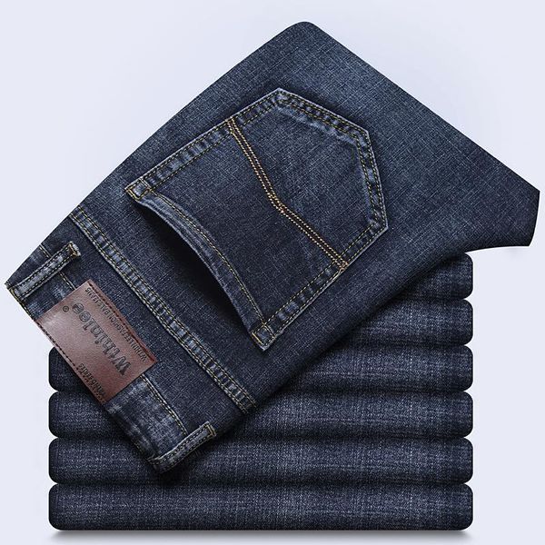 men's jeans stretch loose 2021 autumn winter business casual denim trousers male classic straight pants, Blue
men's jeans stretch loose 2021 autumn winter business casual denim trousers male classic straight pants, Blue