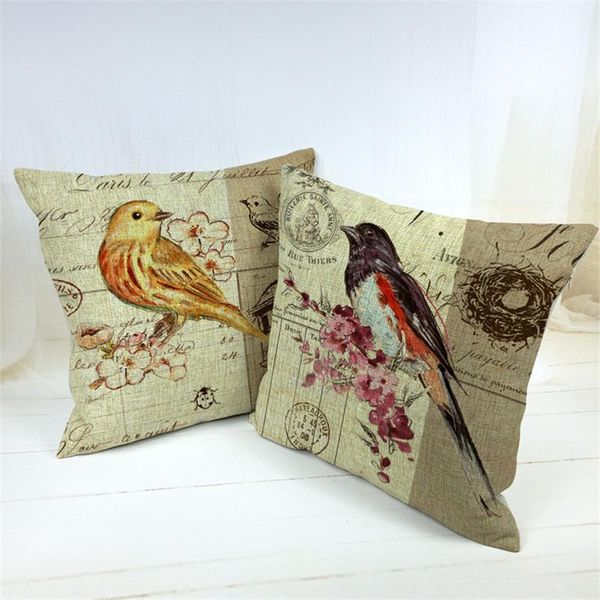 vintage bird series square throw cushion covers linen cotton material 45*45cm pink flowers home decor pillow cases cushion/decorative
vintage bird series square throw cushion covers linen cotton material 45*45cm pink flowers home decor pillow cases cushion/decorative