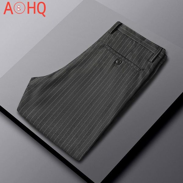 men's suits & blazers formal dress trousers for men clothing striped slim fit thin business office mens suit pants 2021 korea style, White;black
men's suits & blazers formal dress trousers for men clothing striped slim fit thin business office mens suit pants 2021 korea style, White;black
