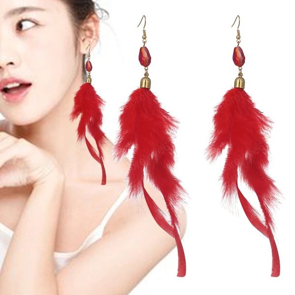 bohemian purple feather crystal beaded dangle earring women hangers 2021 fashion exaggerated ladies earrings boho indian jewelry, Silver
bohemian purple feather crystal beaded dangle earring women hangers 2021 fashion exaggerated ladies earrings boho indian jewelry, Silver