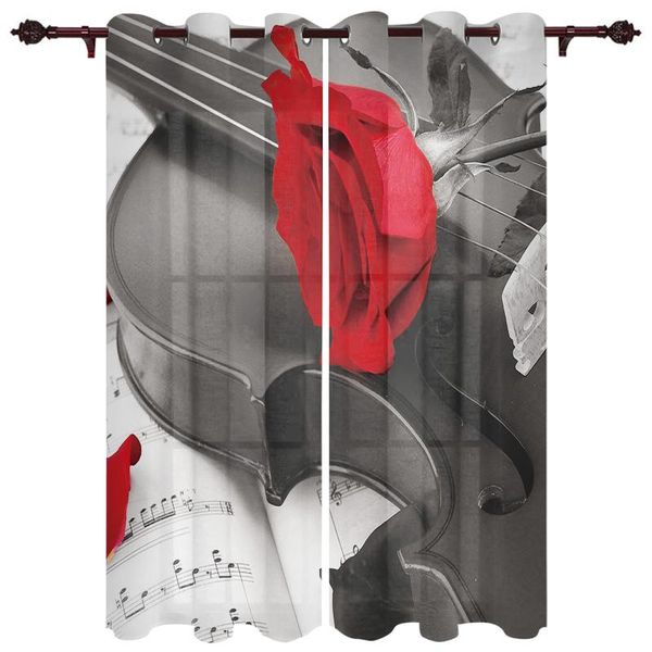 exquisite home curtains guitar rose flower living room bedroom kitchen translucent polyester decorative curtain & drapes
exquisite home curtains guitar rose flower living room bedroom kitchen translucent polyester decorative curtain & drapes