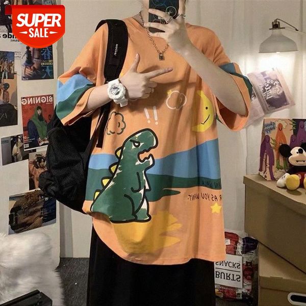 dinosaur graffiti fried street short-sleeved t-shirt male flow loose couple half-sleeved short t #iz2w, White;black
dinosaur graffiti fried street short-sleeved t-shirt male flow loose couple half-sleeved short t #iz2w, White;black