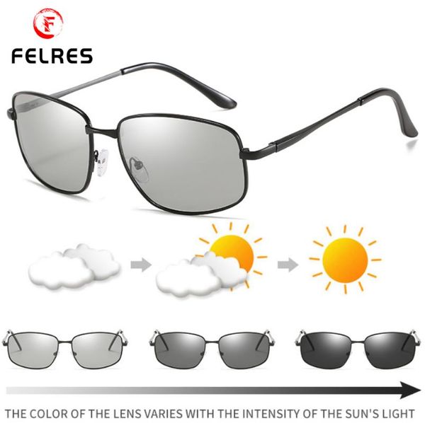 sunglasses felres men's metal frame pochromic polarized outdoor driving cycling anti-glare uv400 glasses with box 207, White;black
sunglasses felres men's metal frame pochromic polarized outdoor driving cycling anti-glare uv400 glasses with box 207, White;black