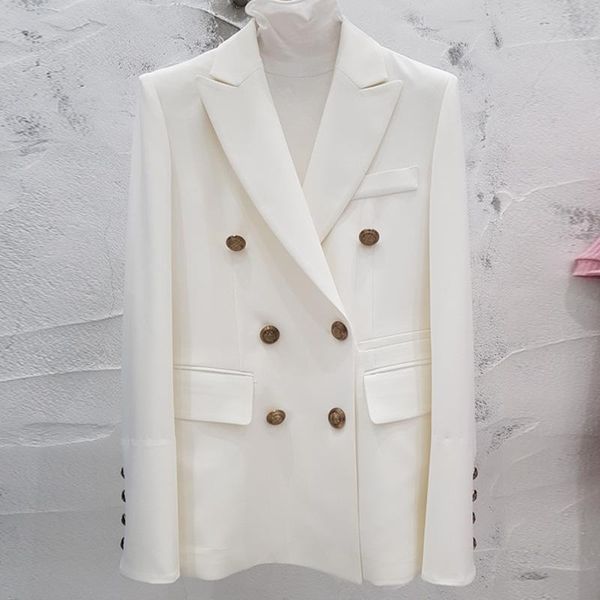 women suit female long section 2021 spring korean version of the fashion temperament white professional jacket autumn women's suits & b, White;black
women suit female long section 2021 spring korean version of the fashion temperament white professional jacket autumn women's suits & b, White;black