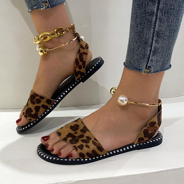 sandals fashion summer leopard printed beach women's casual shoes breathable flats slip-on sandalias de las mujeres, Black
sandals fashion summer leopard printed beach women's casual shoes breathable flats slip-on sandalias de las mujeres, Black