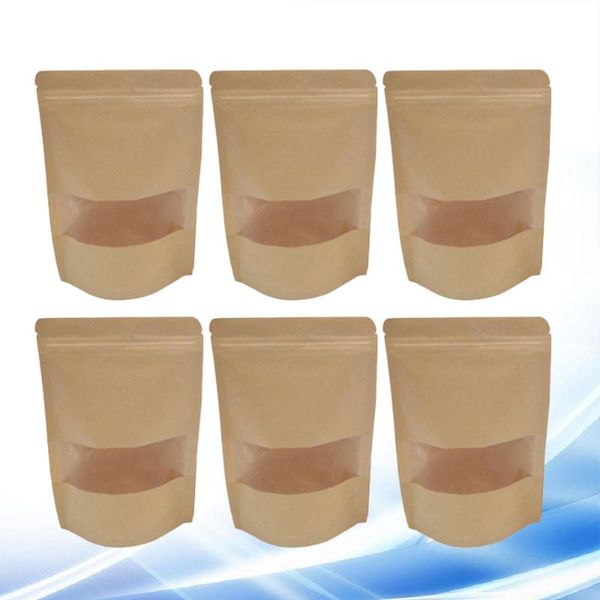 gift wrap 25pcs packing kraft papers window bag stand dried fruit tea packaging pouches zipper self sealing bags(12x20cm)
gift wrap 25pcs packing kraft papers window bag stand dried fruit tea packaging pouches zipper self sealing bags(12x20cm)