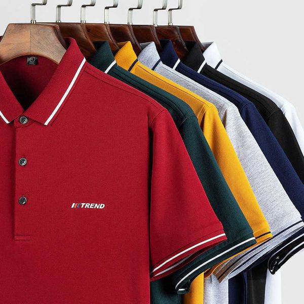 men's polos classic style solid summer business casual lapel polo shirt male brand clothes iw0f, White;black
men's polos classic style solid summer business casual lapel polo shirt male brand clothes iw0f, White;black