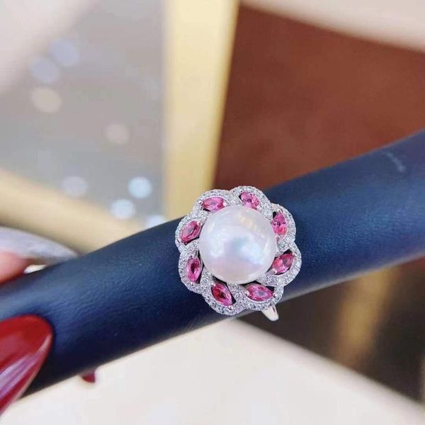 solid 925 sterling silver round 10-11mm nature fresh water purple pearls rings for women fine birthday's presents cluster, Golden;silver
solid 925 sterling silver round 10-11mm nature fresh water purple pearls rings for women fine birthday's presents cluster, Golden;silver