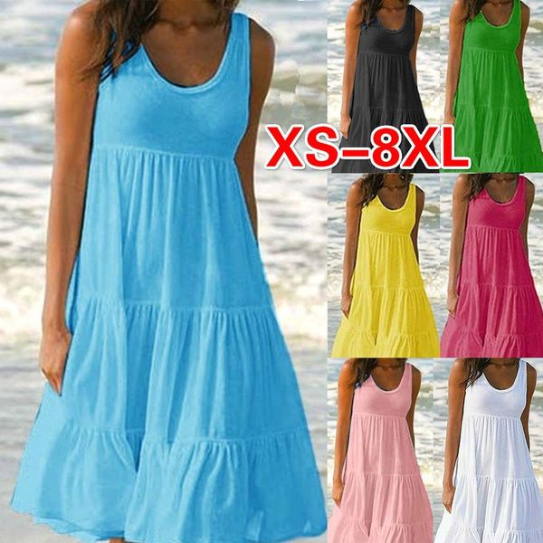 summer dresses plus size fashion clothes women's casual sleeveless dress loose dresses solid color a-line dress cotton o-neck off shoul, Black
summer dresses plus size fashion clothes women's casual sleeveless dress loose dresses solid color a-line dress cotton o-neck off shoul, Black