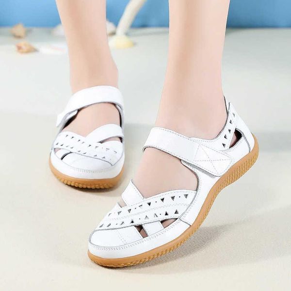sandals niche flat women's summer 2021 leather hollowed out baotou tendon bottom to work soft sole mother big, Black
sandals niche flat women's summer 2021 leather hollowed out baotou tendon bottom to work soft sole mother big, Black