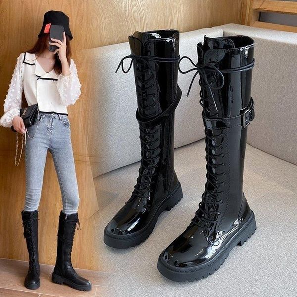 boots 2021 brand winter women knee high thigh over the flat platform booties, Black
boots 2021 brand winter women knee high thigh over the flat platform booties, Black