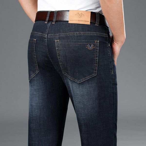 men's jeans 2021 spring summer stretch brand classic fashion all-match business casual denim trousers male loose straight pants, Blue
men's jeans 2021 spring summer stretch brand classic fashion all-match business casual denim trousers male loose straight pants, Blue