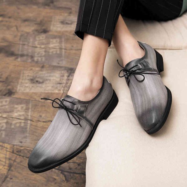 dress shoes men's est leather lace-up business male casual classic vintage party wedding men zapatos para hombre 16o4, Black
dress shoes men's est leather lace-up business male casual classic vintage party wedding men zapatos para hombre 16o4, Black