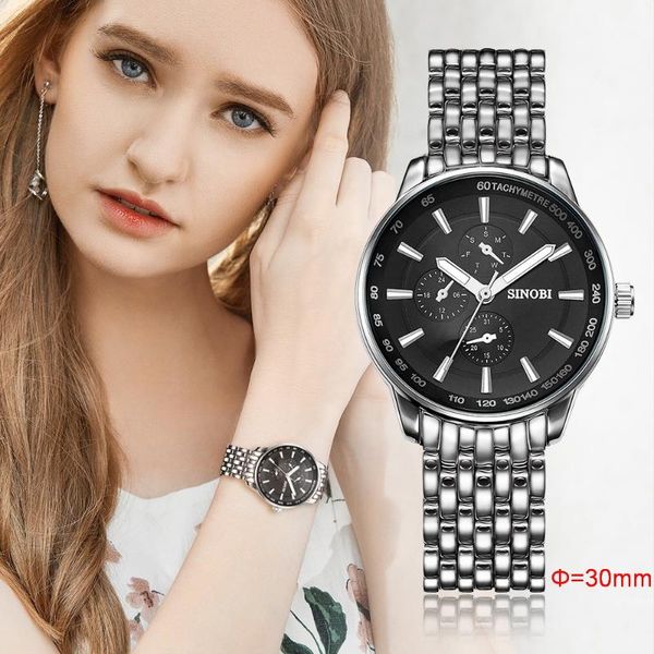 wristwatches est sinobi ladies watches metal strap wristwatch women gifts quartz watch promotion clock relogio masculino, Slivery;brown
wristwatches est sinobi ladies watches metal strap wristwatch women gifts quartz watch promotion clock relogio masculino, Slivery;brown