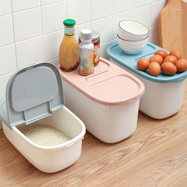 storage bottles & jars 1pc rice bucket moisture-proof tank flour box
storage bottles & jars 1pc rice bucket moisture-proof tank flour box