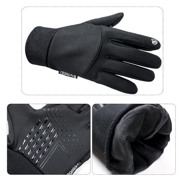 cycling gloves winter warm plus cashmere finger non-slip mountaineering touch screen full outdoor bike motorcycle, Black
cycling gloves winter warm plus cashmere finger non-slip mountaineering touch screen full outdoor bike motorcycle, Black