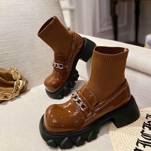 boots classic women ankle autumn winter warm genuine leather causal prom office lady metal decoration shoes woman, Black
boots classic women ankle autumn winter warm genuine leather causal prom office lady metal decoration shoes woman, Black
