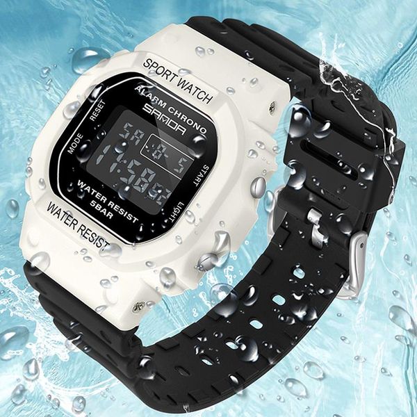 wristwatches watches men's sports watch women digital electronic wristwatch led alarm clock square couple gift zegarek damski, Slivery;brown
wristwatches watches men's sports watch women digital electronic wristwatch led alarm clock square couple gift zegarek damski, Slivery;brown
