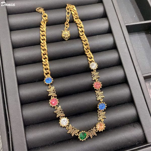 donia jewelry luxury choker european and american fashion butterfly copper micro-inlaid zircon necklace bracelet designer birthday gift, Golden;silver
donia jewelry luxury choker european and american fashion butterfly copper micro-inlaid zircon necklace bracelet designer birthday gift, Golden;silver