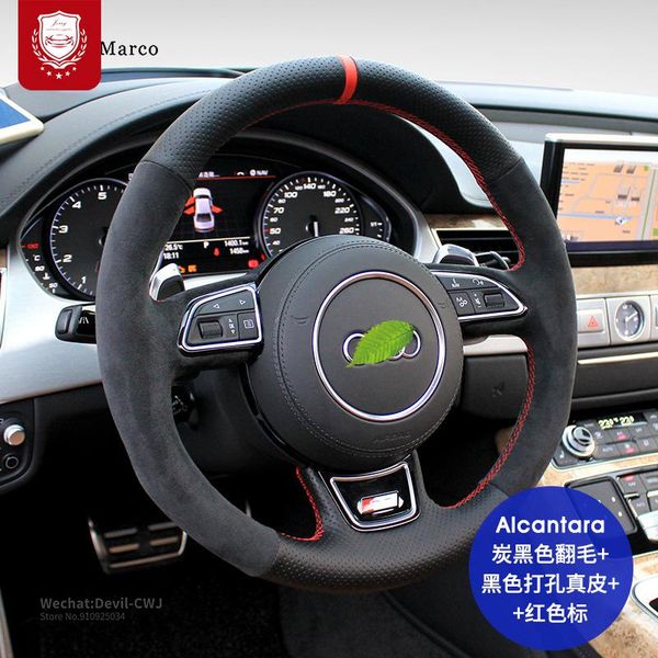 auto alcantara suede steering wheel cover for audi s3 a5 a7 s6 audi tt s5 r8 hand-stitch grip cover car goods accessories
auto alcantara suede steering wheel cover for audi s3 a5 a7 s6 audi tt s5 r8 hand-stitch grip cover car goods accessories