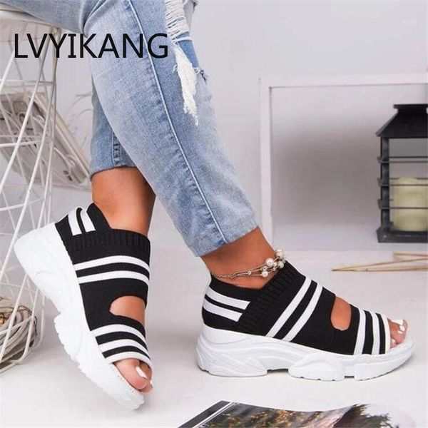 dress shoes summer 2021 women's sandals fashion wedge heels woman non-slip comfortable mesh elastic brand flat bottom women1, Black
dress shoes summer 2021 women's sandals fashion wedge heels woman non-slip comfortable mesh elastic brand flat bottom women1, Black