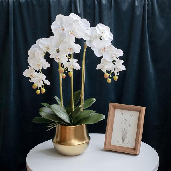 decorative flowers & wreaths 1 set high grade orchids arrangement silk real touch phalaenopsis big size luxury table flower home el decor no
decorative flowers & wreaths 1 set high grade orchids arrangement silk real touch phalaenopsis big size luxury table flower home el decor no