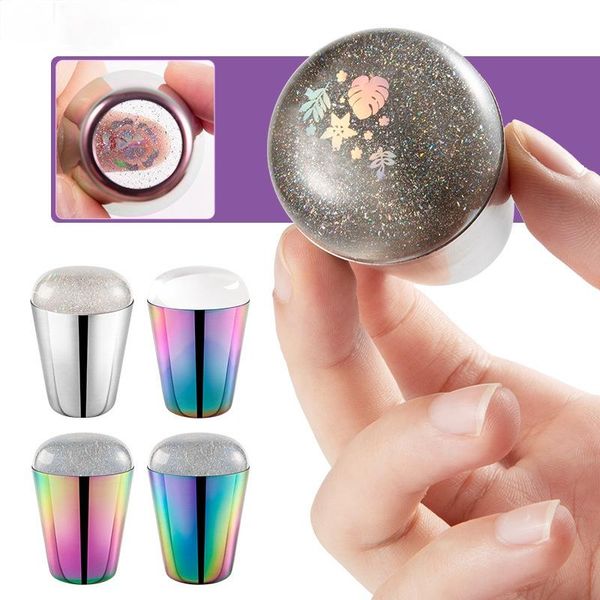 transparent silicone head nail print stamp with scraper color handle hollow bottom tool set supplies kit art kits
transparent silicone head nail print stamp with scraper color handle hollow bottom tool set supplies kit art kits
