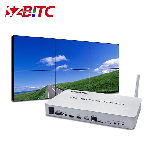 audio cables & connectors szbitc 4k wifi video wall controller usb player with 1 in 6 out 2x3 splice processor box for tv, monitor
audio cables & connectors szbitc 4k wifi video wall controller usb player with 1 in 6 out 2x3 splice processor box for tv, monitor