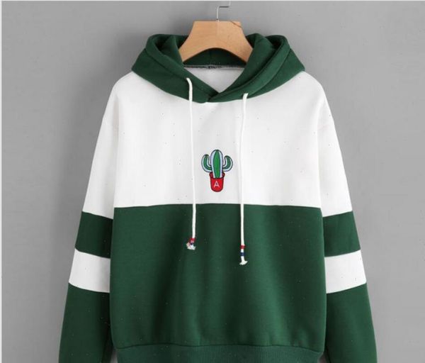 long sleeve pullover hooded women hoodies cactus printed casual hoody plus size s to xxl, Black
long sleeve pullover hooded women hoodies cactus printed casual hoody plus size s to xxl, Black