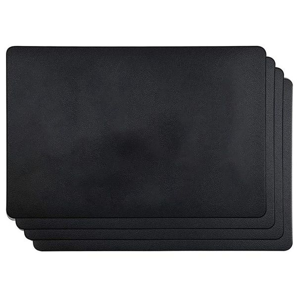 heat-resistant placemats, artificial leather waterproof, non-slip, washable kitchen (black) mats & pads
heat-resistant placemats, artificial leather waterproof, non-slip, washable kitchen (black) mats & pads