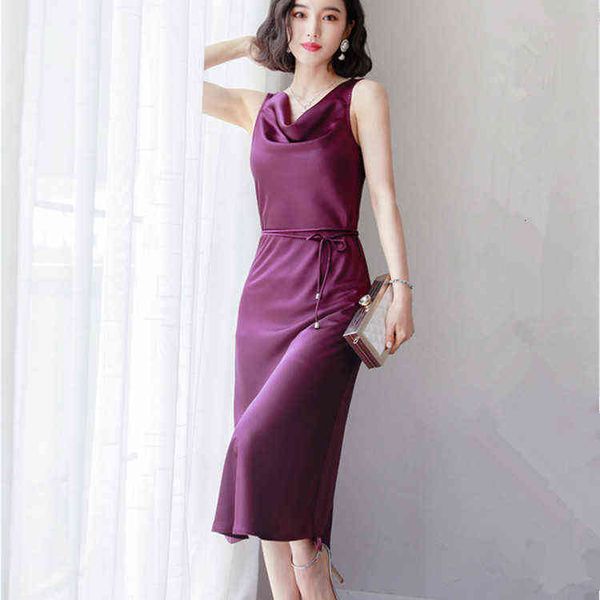 luxury dress satin summer temperament celebrity slim silk satin skirt knee length dresses, Black;gray
luxury dress satin summer temperament celebrity slim silk satin skirt knee length dresses, Black;gray