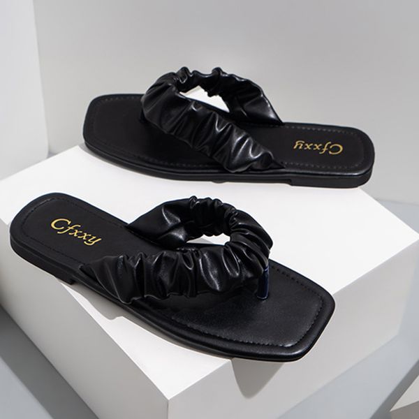 fashion women flip flops sell well temperament flat sandals pleated dign home slippers for outer wear woman sho, Black
fashion women flip flops sell well temperament flat sandals pleated dign home slippers for outer wear woman sho, Black