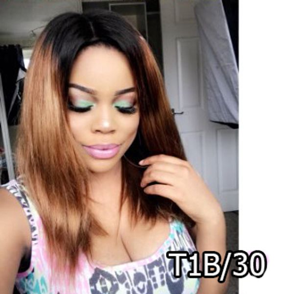4x4 lace closed wig quality remy human hair 26 long straight hair gradient honey gold 150 density mogul hair, Black
4x4 lace closed wig quality remy human hair 26 long straight hair gradient honey gold 150 density mogul hair, Black