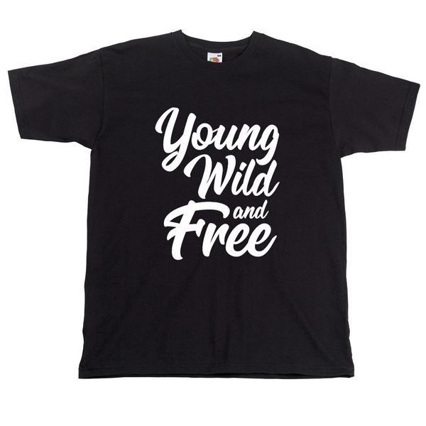 young wild and tshirt travel t designer t-shirt travel tshirt, White;black 
young wild and tshirt travel t designer t-shirt travel tshirt, White;black