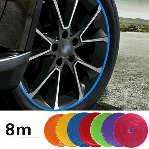 new 8m / roll rim blades car vehicle color wheel rims protectors decor strip tire guard line rubber mounding trim tire guard line
new 8m / roll rim blades car vehicle color wheel rims protectors decor strip tire guard line rubber mounding trim tire guard line