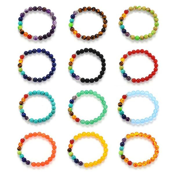beaded, strands seven chakras bracelet lucky healing chakra anxiety reiki yoga diffuser natural stone men women stress relief, Black
beaded, strands seven chakras bracelet lucky healing chakra anxiety reiki yoga diffuser natural stone men women stress relief, Black