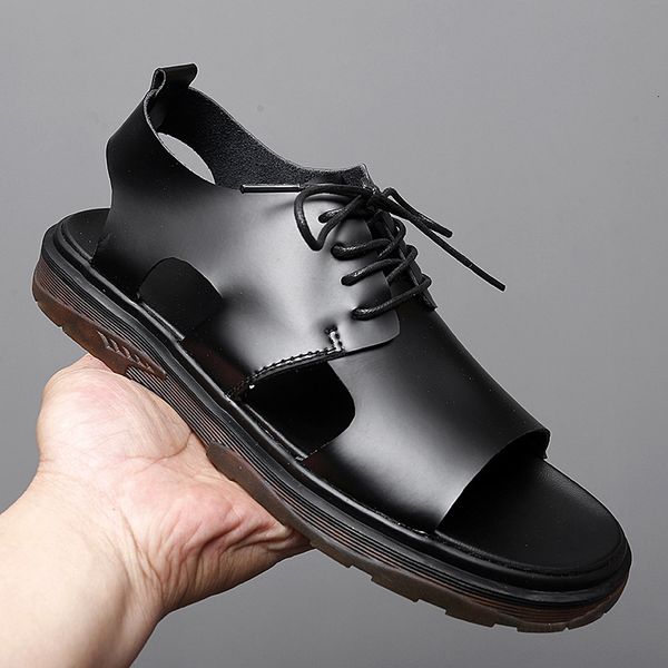 slippers leather sandals men's leather anti sweat summer driving beach shoes casual wear roman zkkl, Black
slippers leather sandals men's leather anti sweat summer driving beach shoes casual wear roman zkkl, Black