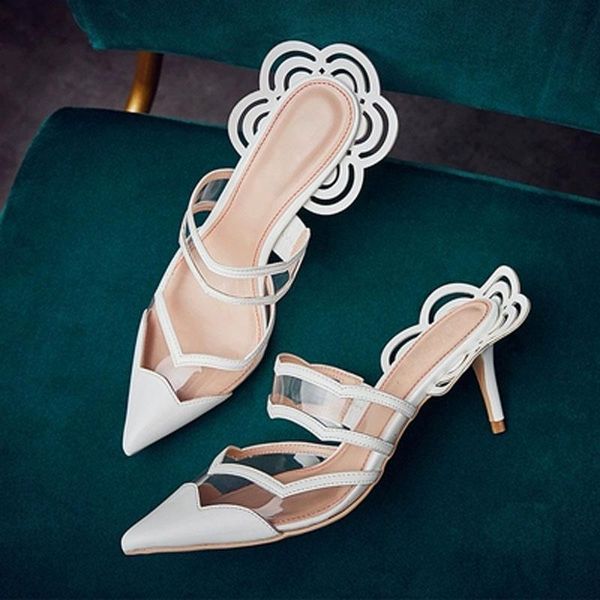 ladies elegant floral carved back lacework pointed toe pumps pvc strappy patchwork woman kitten heel slingbacks sandals shoes dress, Black
ladies elegant floral carved back lacework pointed toe pumps pvc strappy patchwork woman kitten heel slingbacks sandals shoes dress, Black