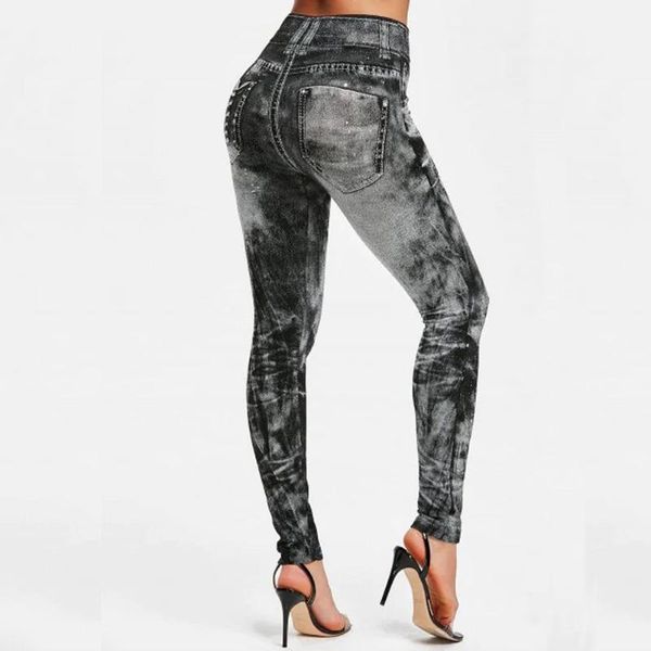 women's leggings fashion women elastic skinny stretchy high waist slim denim look jeans jeggings long pants trousers, Black
women's leggings fashion women elastic skinny stretchy high waist slim denim look jeans jeggings long pants trousers, Black