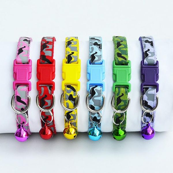 dog collars & leashes pet cat polyester camouflage collar with bell kitten neck adjustable for small leash
dog collars & leashes pet cat polyester camouflage collar with bell kitten neck adjustable for small leash