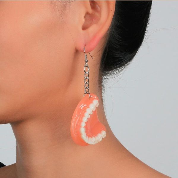 dangle & chandelier fashion halloween earrings for women resin artificial dentures 2021 weird hyperbole jewelry, Silver
dangle & chandelier fashion halloween earrings for women resin artificial dentures 2021 weird hyperbole jewelry, Silver