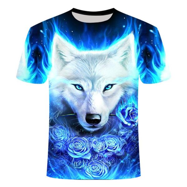 men's t-shirts summer fashion wolf 3d printing men and women short-sleeved cool casual streetwear oversized t shirt teens gift, White;black
men's t-shirts summer fashion wolf 3d printing men and women short-sleeved cool casual streetwear oversized t shirt teens gift, White;black