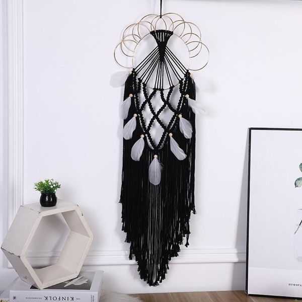 decorative objects & figurines macrame wall hanging dream catcher boho handmade woven tassel feather tapestry
decorative objects & figurines macrame wall hanging dream catcher boho handmade woven tassel feather tapestry