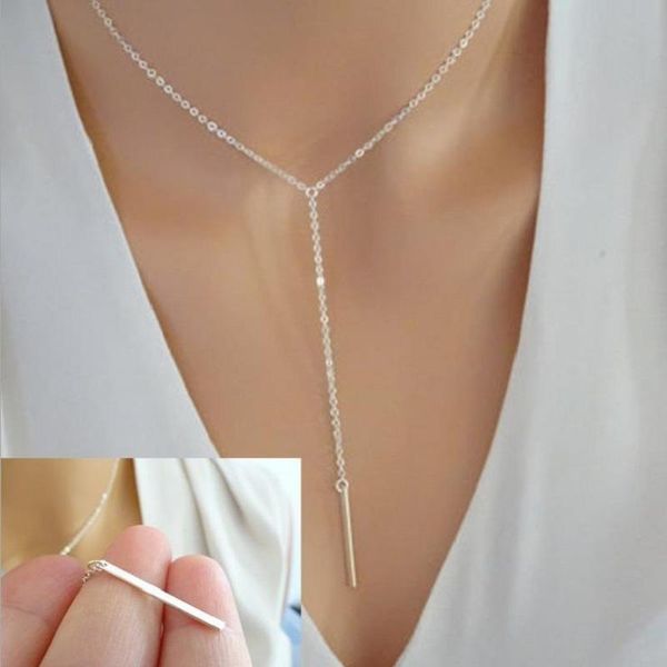 pendant necklaces simple fashion oblong metal lady's necklace women in europe and the accessories for, Silver
pendant necklaces simple fashion oblong metal lady's necklace women in europe and the accessories for, Silver
