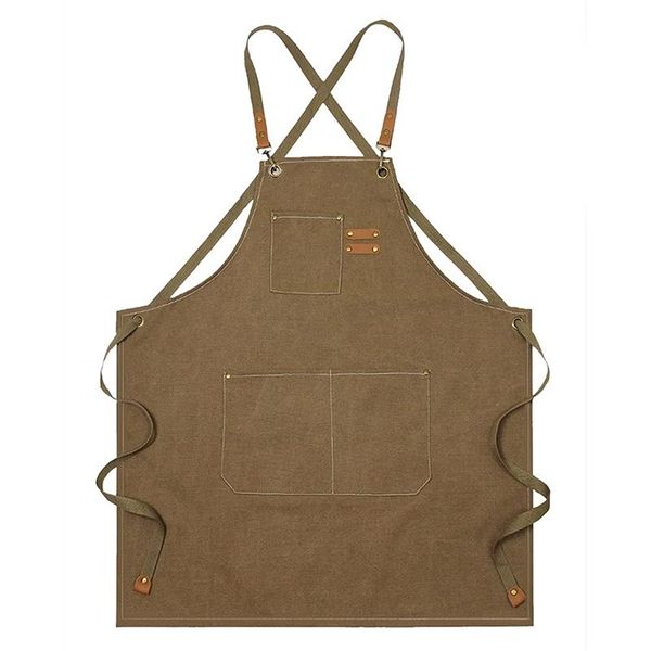 aprons canvas work apron carpenter with 3 tool pocket for workshop kitchen garden pottery craft
aprons canvas work apron carpenter with 3 tool pocket for workshop kitchen garden pottery craft