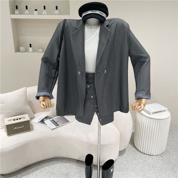 pant nicho two pieces together girl spring fashion vertical suit listing + design slant breasted waist high division skirt, White
pant nicho two pieces together girl spring fashion vertical suit listing + design slant breasted waist high division skirt, White