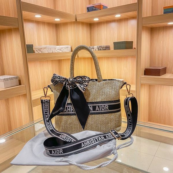 women's 2021 new straw woven bag silk scarf women's tote single shoulder messenger bag
women's 2021 new straw woven bag silk scarf women's tote single shoulder messenger bag