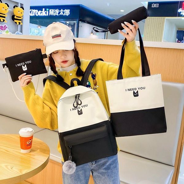 pcs/set school bags for teenage girls anti theft travel backpack set rucksack women college student backbag mochila
pcs/set school bags for teenage girls anti theft travel backpack set rucksack women college student backbag mochila