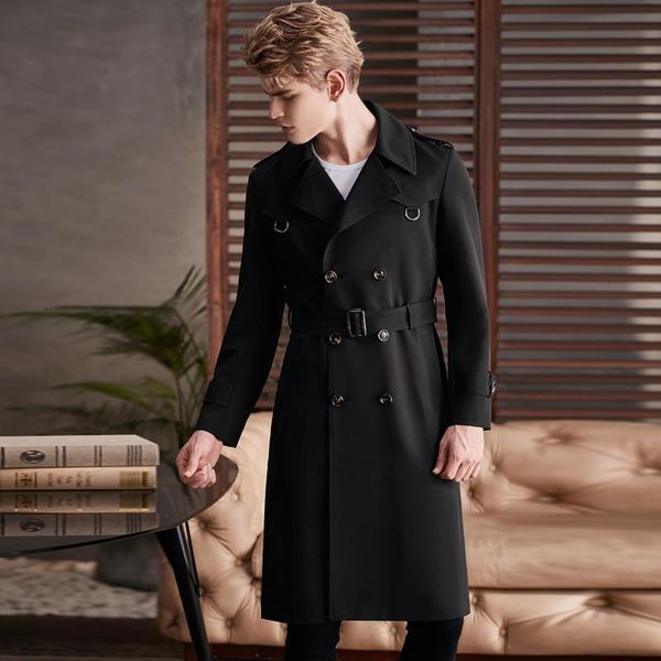 men's wool & blends autumn winter mens trench overlength solid color male jackets fashion loose british man coats plus size 6xl, Black
men's wool & blends autumn winter mens trench overlength solid color male jackets fashion loose british man coats plus size 6xl, Black