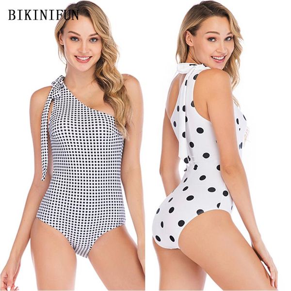 polka dot monokini women single shoulder swimsuit bow knot swimwear s-xl girl backless one piece suit beachwear one-piece suits
polka dot monokini women single shoulder swimsuit bow knot swimwear s-xl girl backless one piece suit beachwear one-piece suits